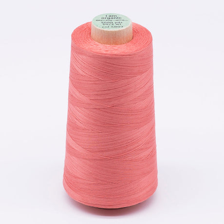 SCANFIL® 50wt Organic Pima Cotton Thread 5000 yd Cones - 4807 Burnt Coral