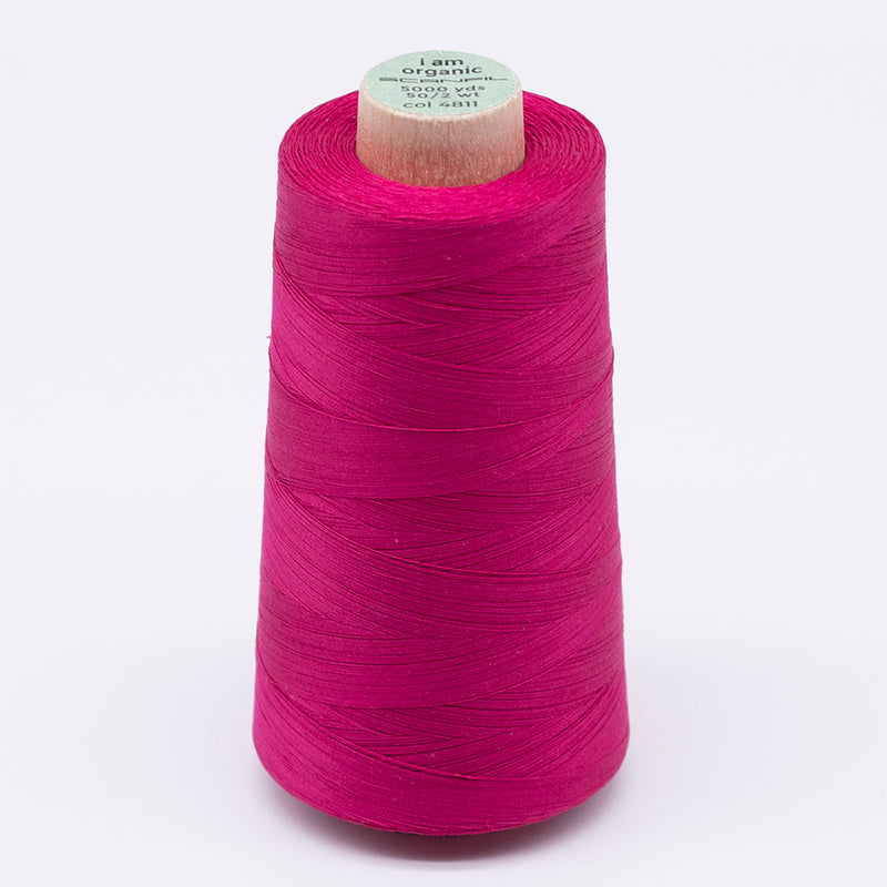 SCANFIL® 50wt Organic Pima Cotton Thread 5000 yd Cones - 4811 Love Potion