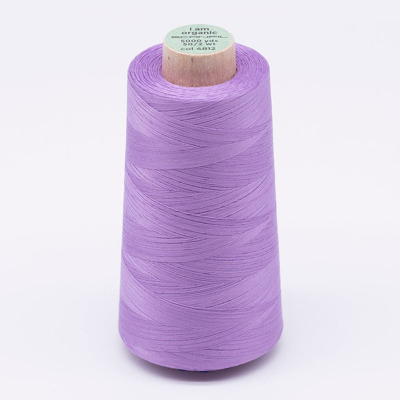 SCANFIL® 50wt Organic Pima Cotton Thread 5000 yd Cones - 4812 Regal Orchid