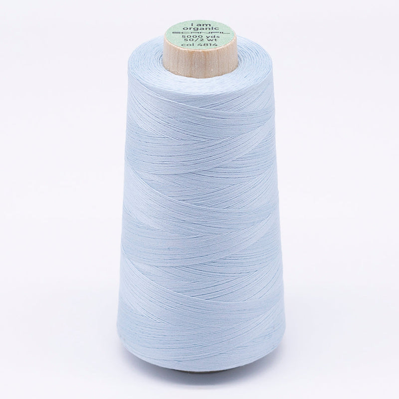 SCANFIL® 50wt Organic Pima Cotton Thread 5000 yd Cones - 4814 Winter Sky