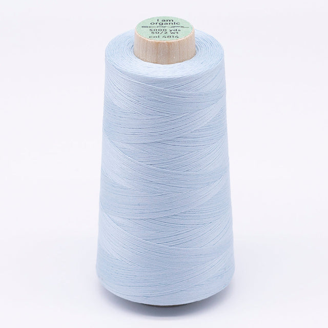 SCANFIL® 50wt Organic Pima Cotton Thread 5000 yd Cones - 4814 Winter Sky