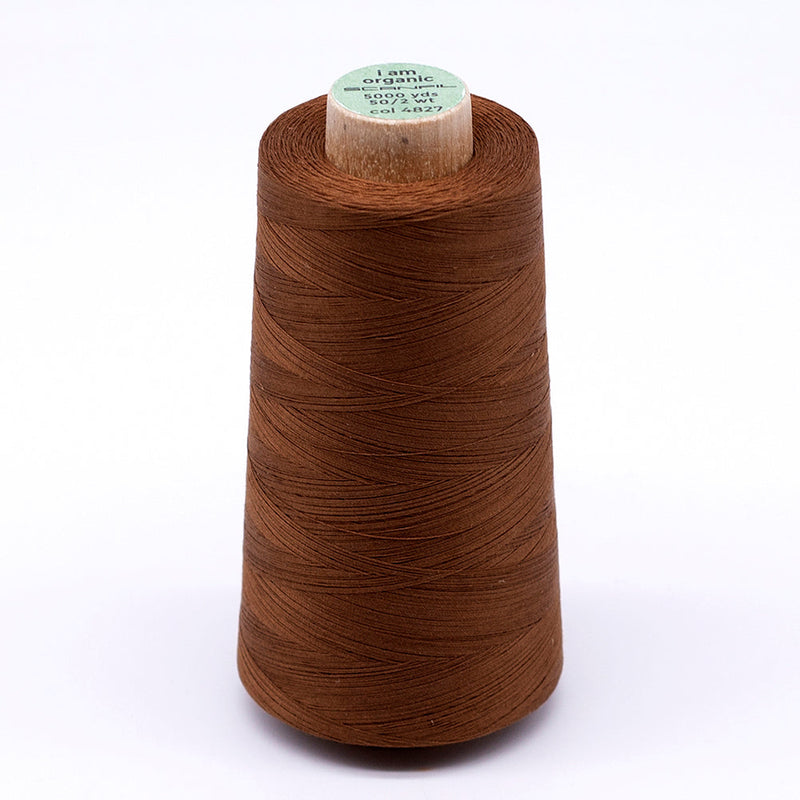 SCANFIL® 50wt Organic Pima Cotton Thread 5000 yd Cones - 4827 Cathay Spice