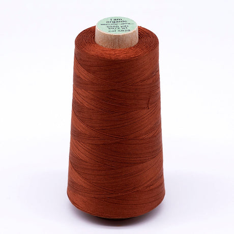 SCANFIL® 50wt Organic Pima Cotton Thread 5000 yd Cones - 4828 Baked Clay
