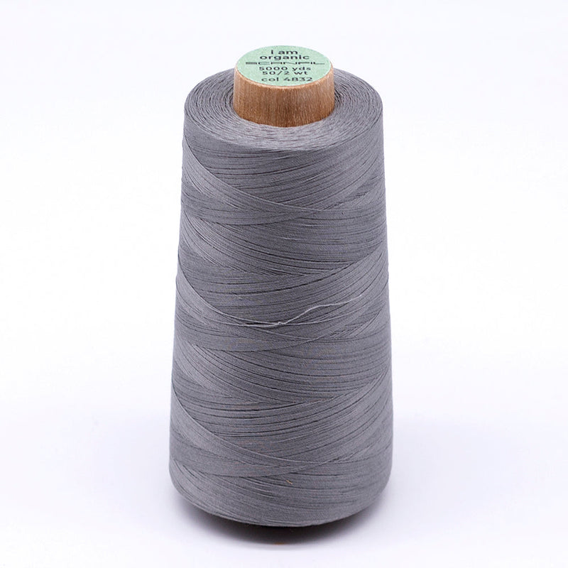SCANFIL® 50wt Organic Pima Cotton Thread 5000 yd Cones - 4832 Limestone