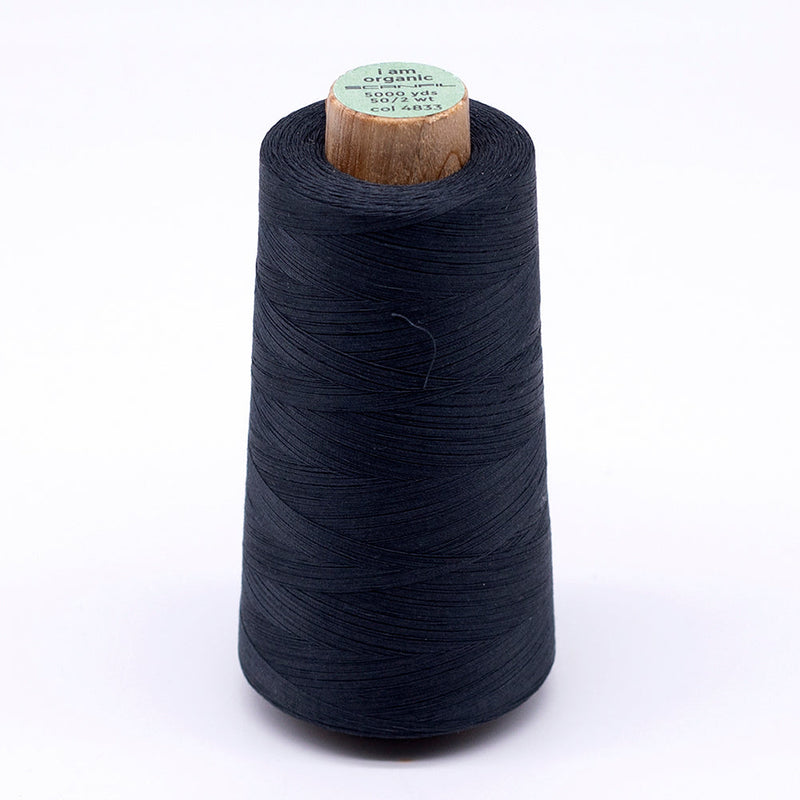 SCANFIL® 50wt Organic Pima Cotton Thread 5000 yd Cones - 4833 Vulcanic Ash