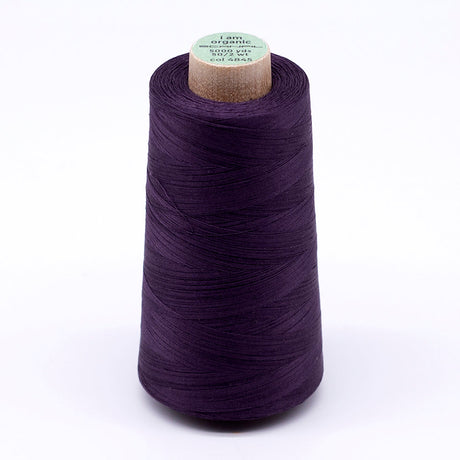 SCANFIL® 50wt Organic Pima Cotton Thread 5000 yd Cones - 4845 Plum Perfect