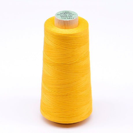 SCANFIL® 50wt Organic Pima Cotton Thread 5000 yd Cones - 4847 Banana
