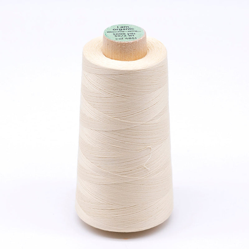 SCANFIL® 50wt Organic Pima Cotton Thread 5000 yd Cones - 4851 Shortbread