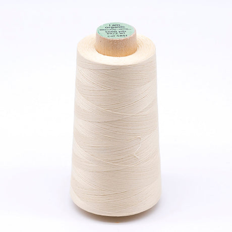 SCANFIL® 50wt Organic Pima Cotton Thread 5000 yd Cones - 4851 Shortbread