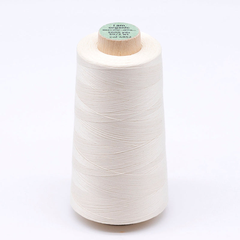 SCANFIL® 50wt Organic Pima Cotton Thread 5000 yd Cones - 4852 Solitary Star