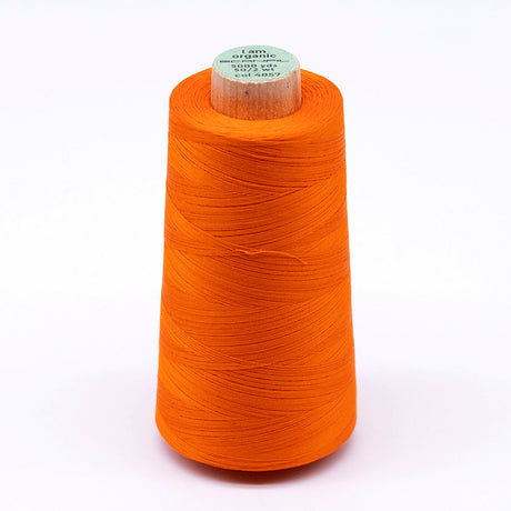 SCANFIL® 50wt Organic Pima Cotton Thread 5000 yd Cones - 4857 Tangelo