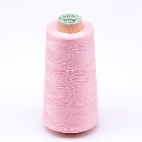 SCANFIL® 50wt Organic Pima Cotton Thread 5000 yd Cones - 4861 Cristal Rose