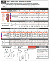 Sewing Pattern Chantal Swing Tank Top and Dress by Jalie