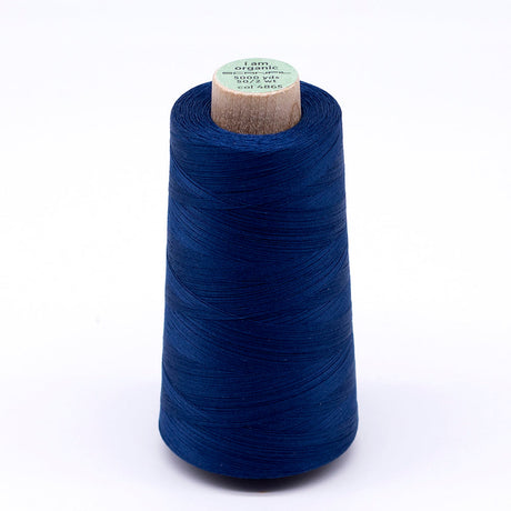 SCANFIL® 50wt Organic Pima Cotton Thread 5000 yd Cones - 4865 Sailor Blue