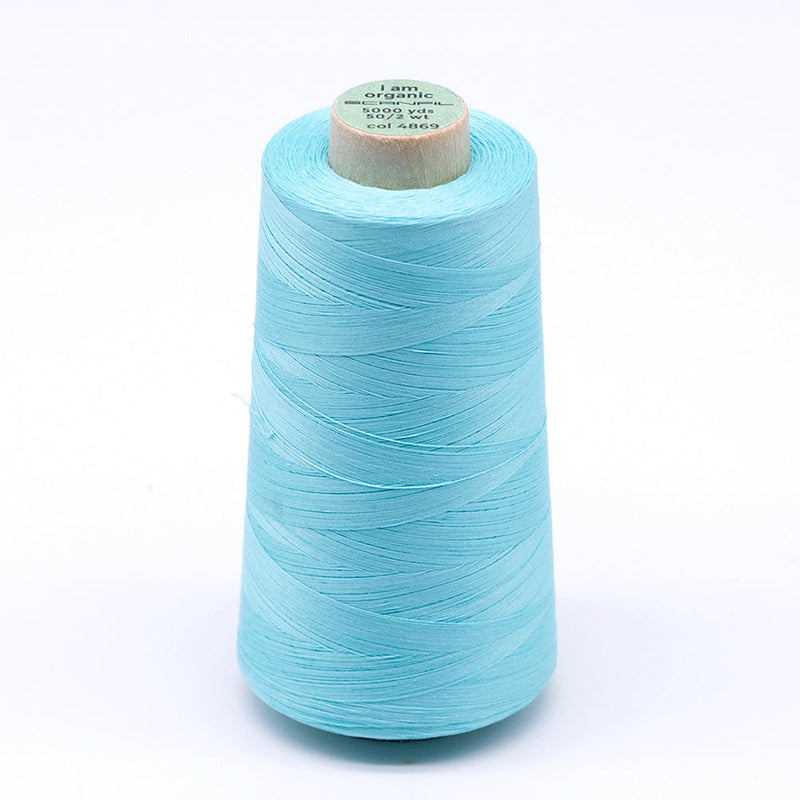 SCANFIL® 50wt Organic Pima Cotton Thread 5000 yd Cones - 4869 Limpet Shell