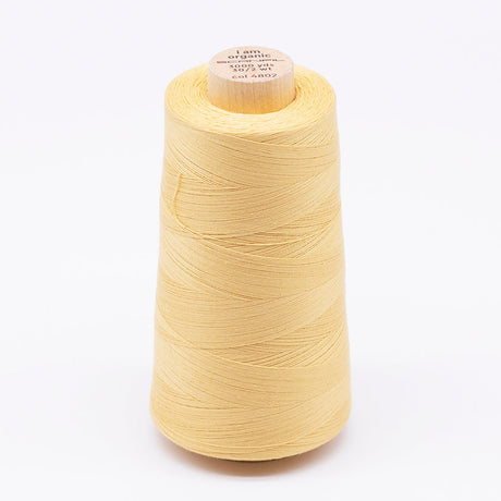 SCANFIL® 30wt Organic Pima Cotton Thread 3000 yd Cone - 4802 Cornsilk