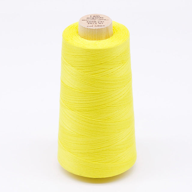 SCANFIL® 30wt Organic Pima Cotton Thread 3000 yd Cone - 4803 Illuminating