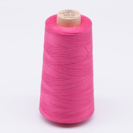 SCANFIL® 30wt Organic Pima Cotton Thread 3000 yd Cone - 4810 Pink Lemonade