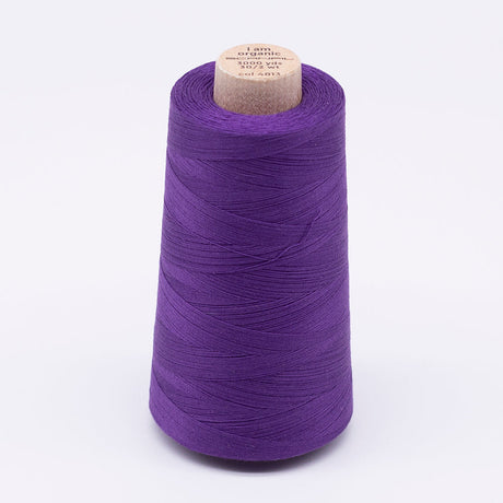 SCANFIL® 30wt Organic Pima Cotton Thread 3000 yd Cone - 4813 Royal Purple