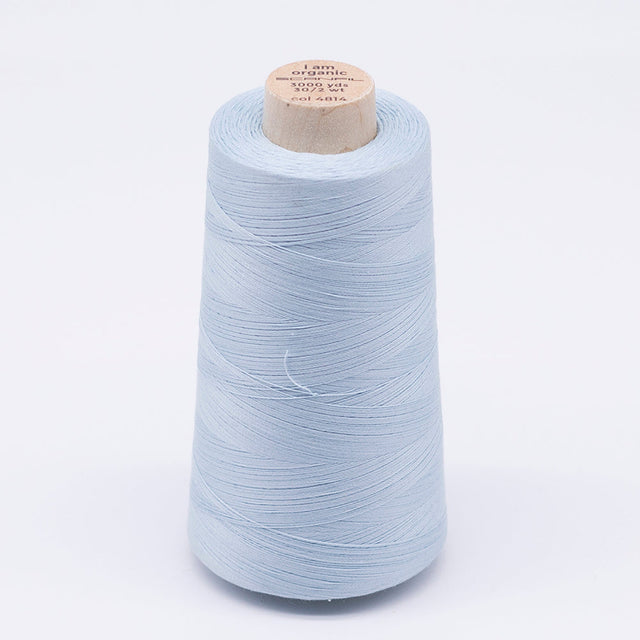 SCANFIL® 30wt Organic Pima Cotton Thread 3000 yd Cone - 4814 Winter Sky