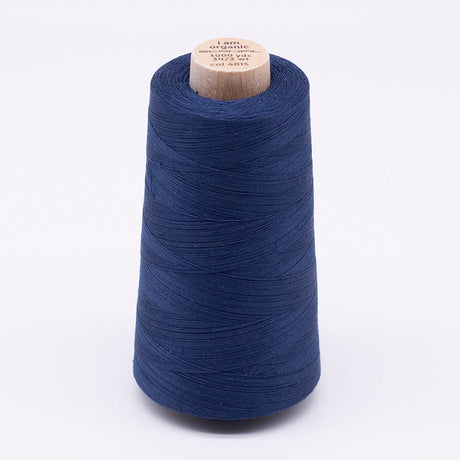 SCANFIL® 30wt Organic Pima Cotton Thread 3000 yd Cone - 4815 Poseidon