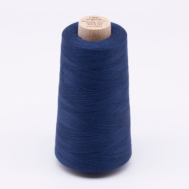 SCANFIL® 30wt Organic Pima Cotton Thread 3000 yd Cone - 4815 Poseidon