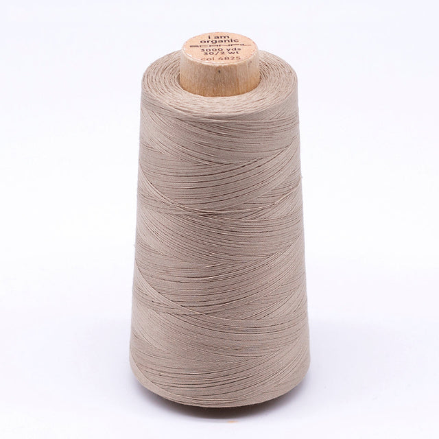SCANFIL® 30wt Organic Pima Cotton Thread 3000 yd Cone - 4825 Crockery