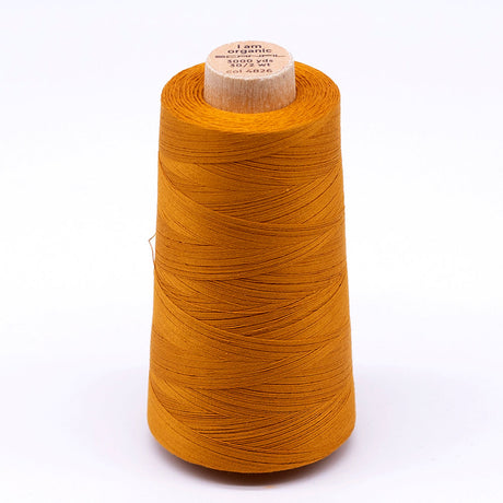 SCANFIL® 30wt Organic Pima Cotton Thread 3000 yd Cone - 4826 Sunflower