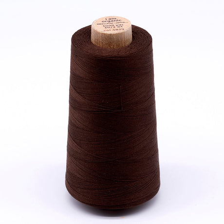 SCANFIL® 30wt Organic Pima Cotton Thread 3000 yd Cone - 4829 Cocoa Brown