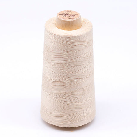 SCANFIL® 30wt Organic Pima Cotton Thread 3000 yd Cone - 4851 Shortbread