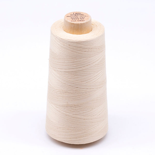 SCANFIL® 30wt Organic Pima Cotton Thread 3000 yd Cone - 4851 Shortbread