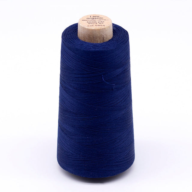 SCANFIL® 30wt Organic Pima Cotton Thread 3000 yd Cone - 4854 Bellwether Blue