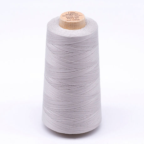 SCANFIL® 30wt Organic Pima Cotton Thread 3000 yd Cone - 4856 Silver Cloud