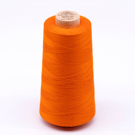 SCANFIL® 30wt Organic Pima Cotton Thread 3000 yd Cone - 4857 Tangelo