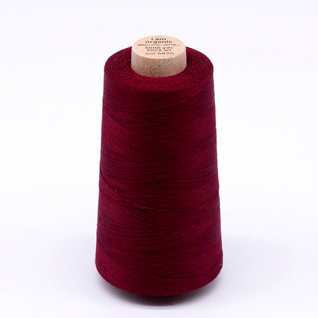 SCANFIL® 30wt Organic Pima Cotton Thread 3000 yd Cone - 4870 Rhubarb