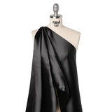 Polyester and Cotton Zibeline - Black