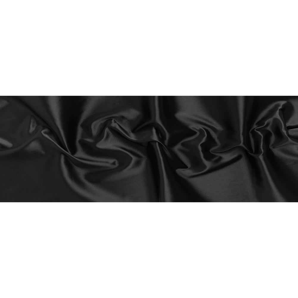Polyester and Cotton Zibeline - Black