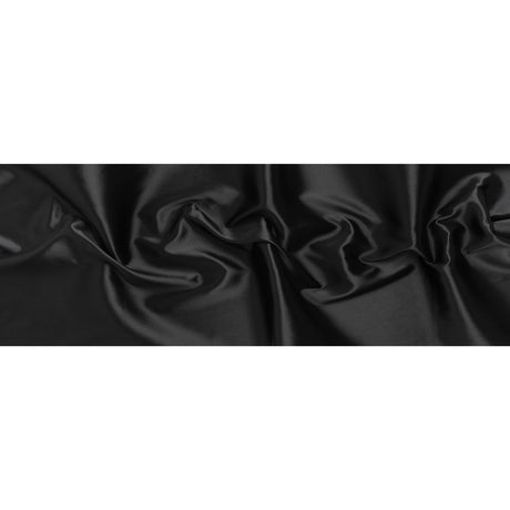 Polyester and Cotton Zibeline - Black