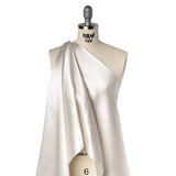 Polyester and Cotton Zibeline - Off White