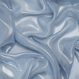 Liquid Sheen Metallic Polyester Chiffon - Silver on Blue - Liquid Sheen Chiffon Collection
