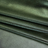 Liquid Sheen Metallic Polyester Chiffon - Green on Black - Liquid Sheen Chiffon Collection
