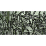 Liquid Sheen Metallic Polyester Chiffon - Green on Black - Liquid Sheen Chiffon Collection
