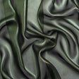 Liquid Sheen Metallic Polyester Chiffon - Green on Black - Liquid Sheen Chiffon Collection