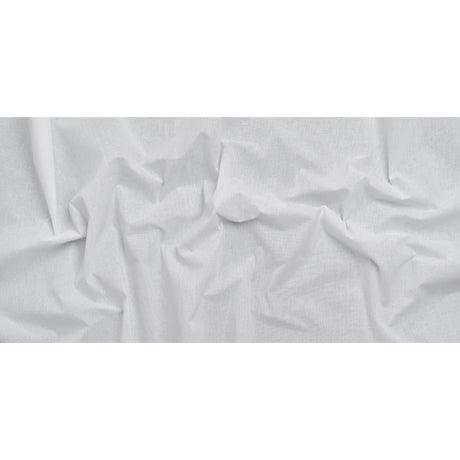Stiff Woven Cotton Fusible Interlining - White - Deadstock