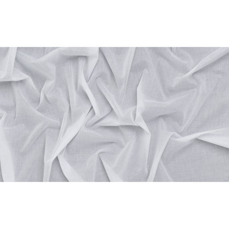 Lightweight Cotton Fusible Woven Interlining - White - Deadstock