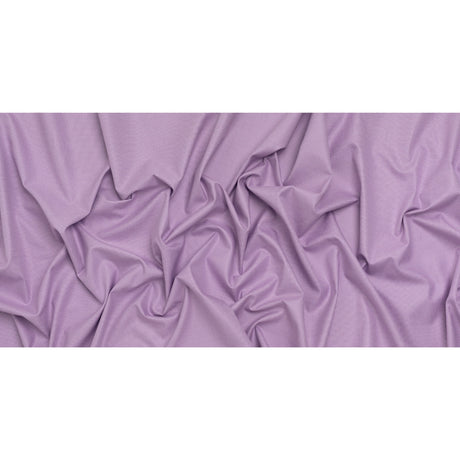 Cotton Twill Shirting - Lavender and White Checks - Deadstock