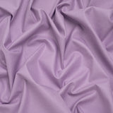 Cotton Twill Shirting - Lavender and White Checks - Deadstock