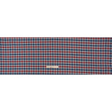 Lightweight Brushed Cotton Herringbone Twill Shirting - Red, Sea Blue and White Plaid - Deadstock
