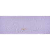 Cotton Twill Shirting - Lavender, White and Light Blue Stripes - Deadstock