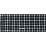 Brushed Cotton Twill Shirting - Blue, Green and Yellow Plaid - Designer Deadstock